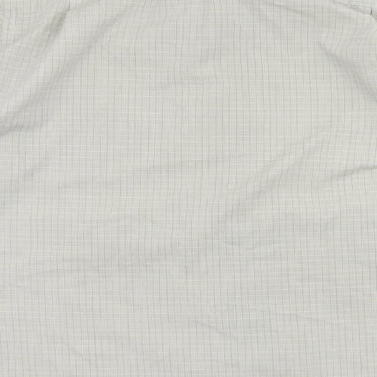 Copper Stone Mens Grey Check   Polo Size 16.5