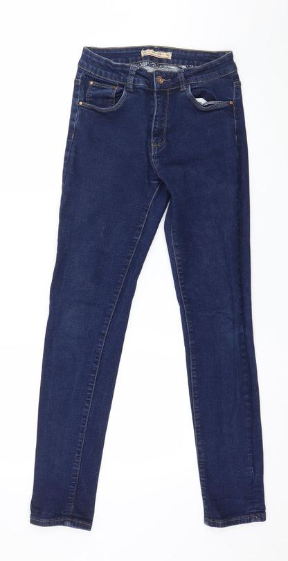 Sarah John Womens Blue  Denim Skinny Jeans Size 28 in L30 in