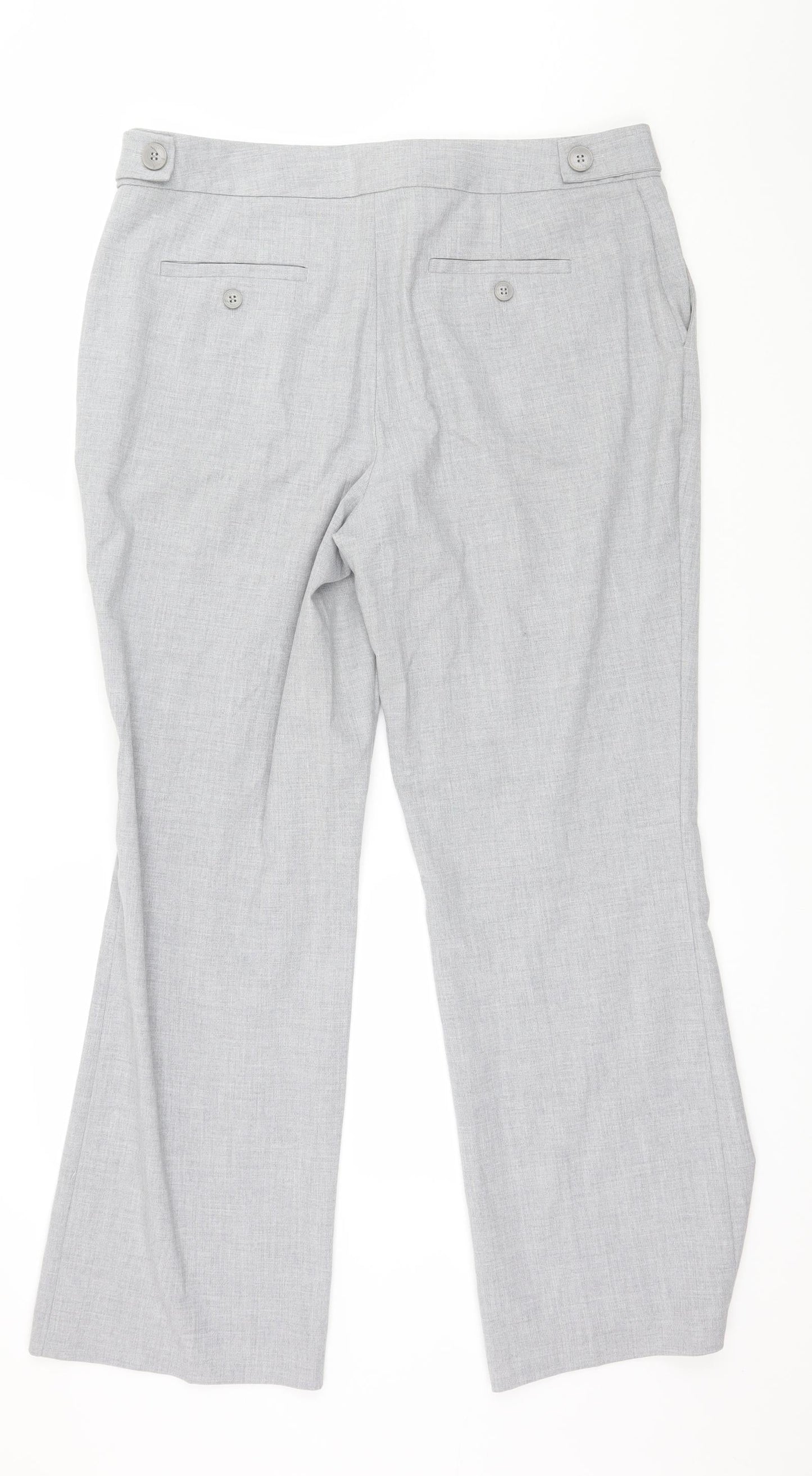 Womens UK Size 14 NEXT Regular Fit  Grey Trousers