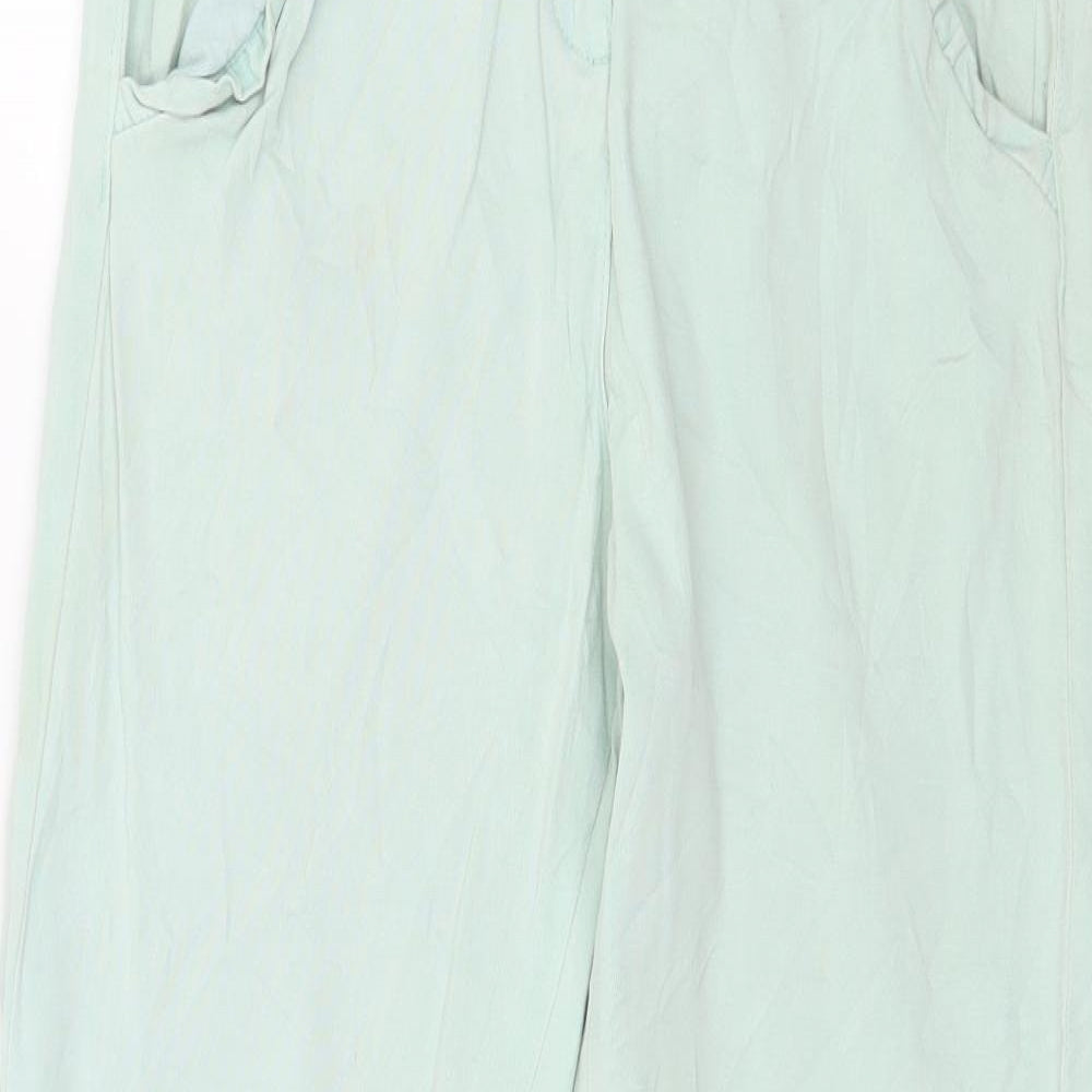 Womens Womens Green  Denim Trousers  Size 8 L29 in