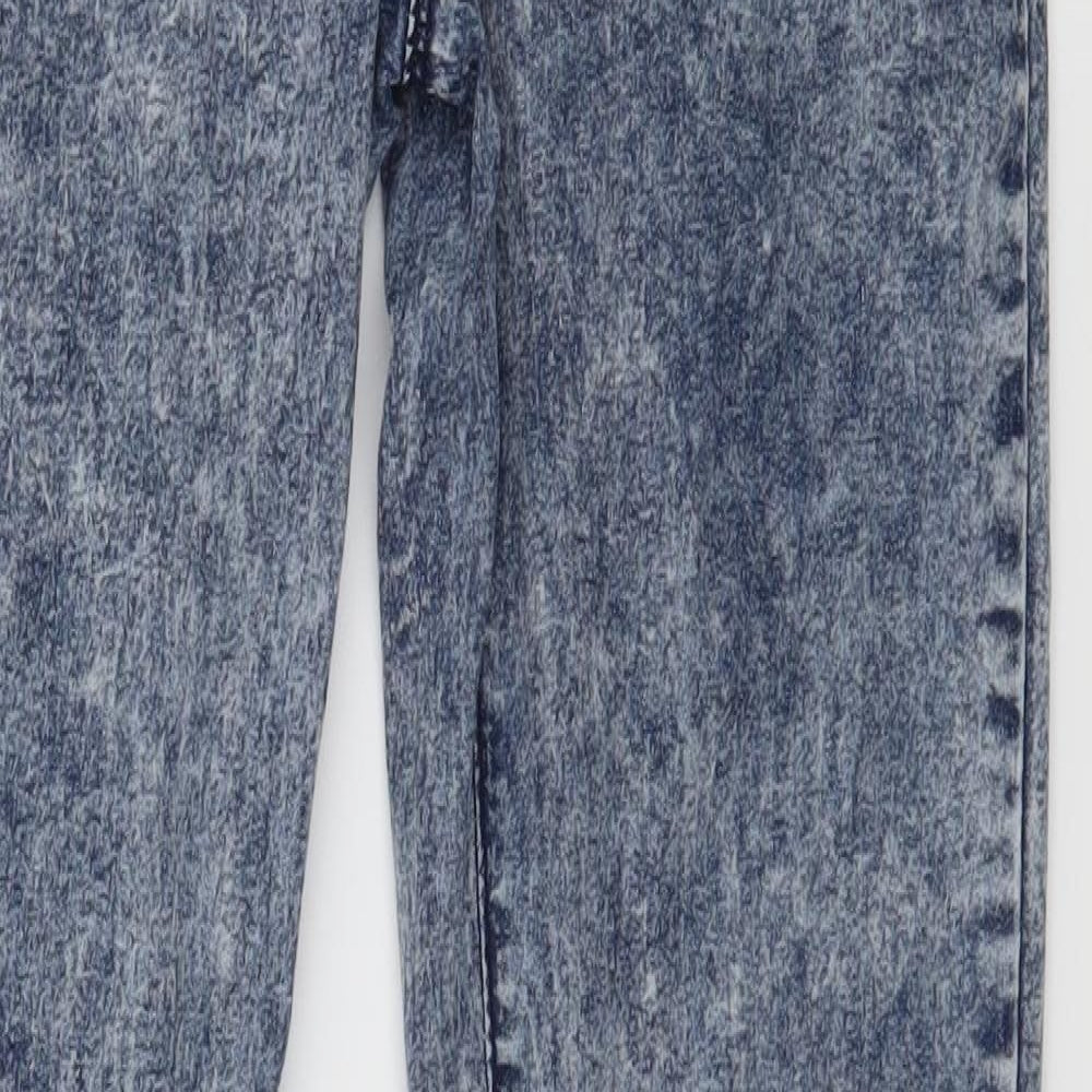 Denim & Co. Womens Blue  Denim Jegging Jeans Size 6 L28 in