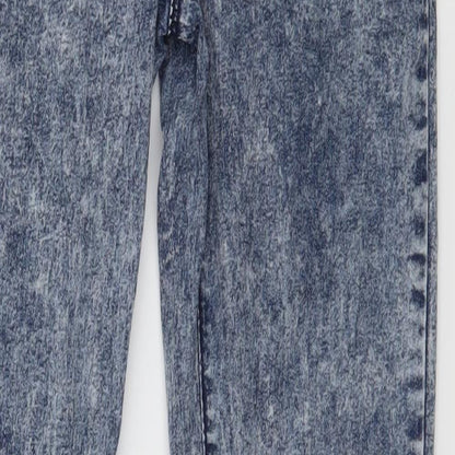 Denim & Co. Womens Blue  Denim Jegging Jeans Size 6 L28 in
