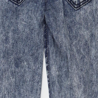 Denim & Co. Womens Blue  Denim Jegging Jeans Size 6 L28 in