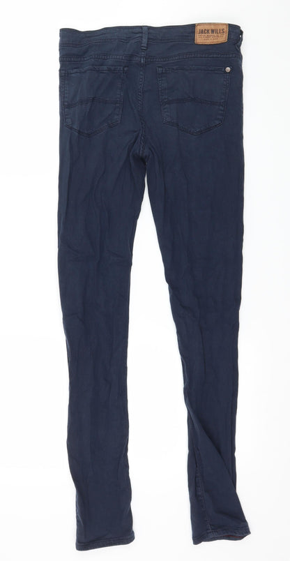 Womens UK Size 27 in Jack Wills Regular Fit Skinny Blue Jeans