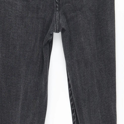 New Look Girls Grey  Denim Skinny Jeans Size 12 Years - Distressed