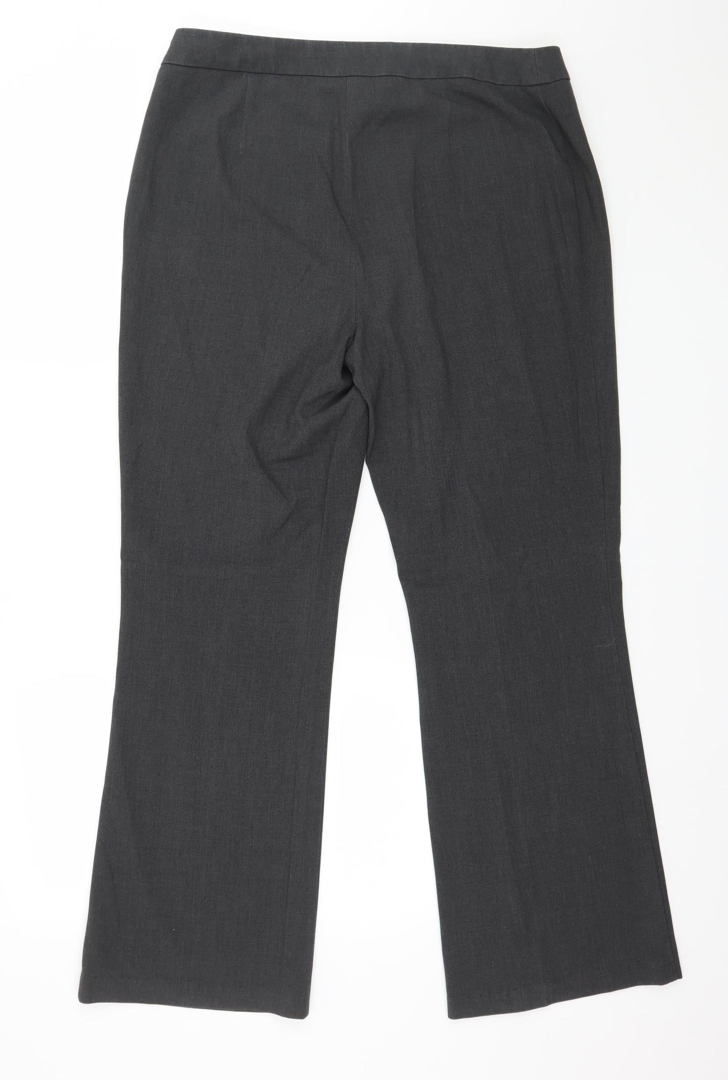 Womens UK Size 14 Marks and Spencer Regular Fit  Grey Trousers