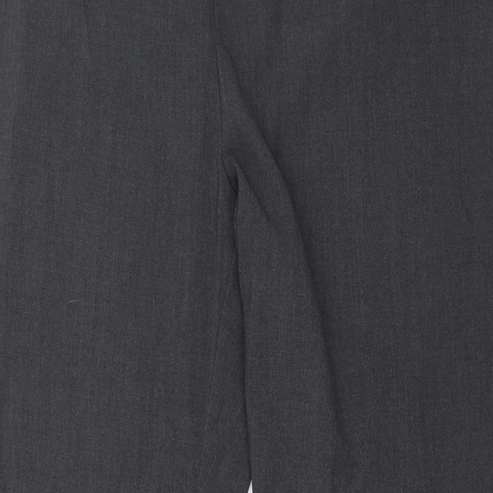 Womens UK Size 14 Marks and Spencer Regular Fit  Grey Trousers
