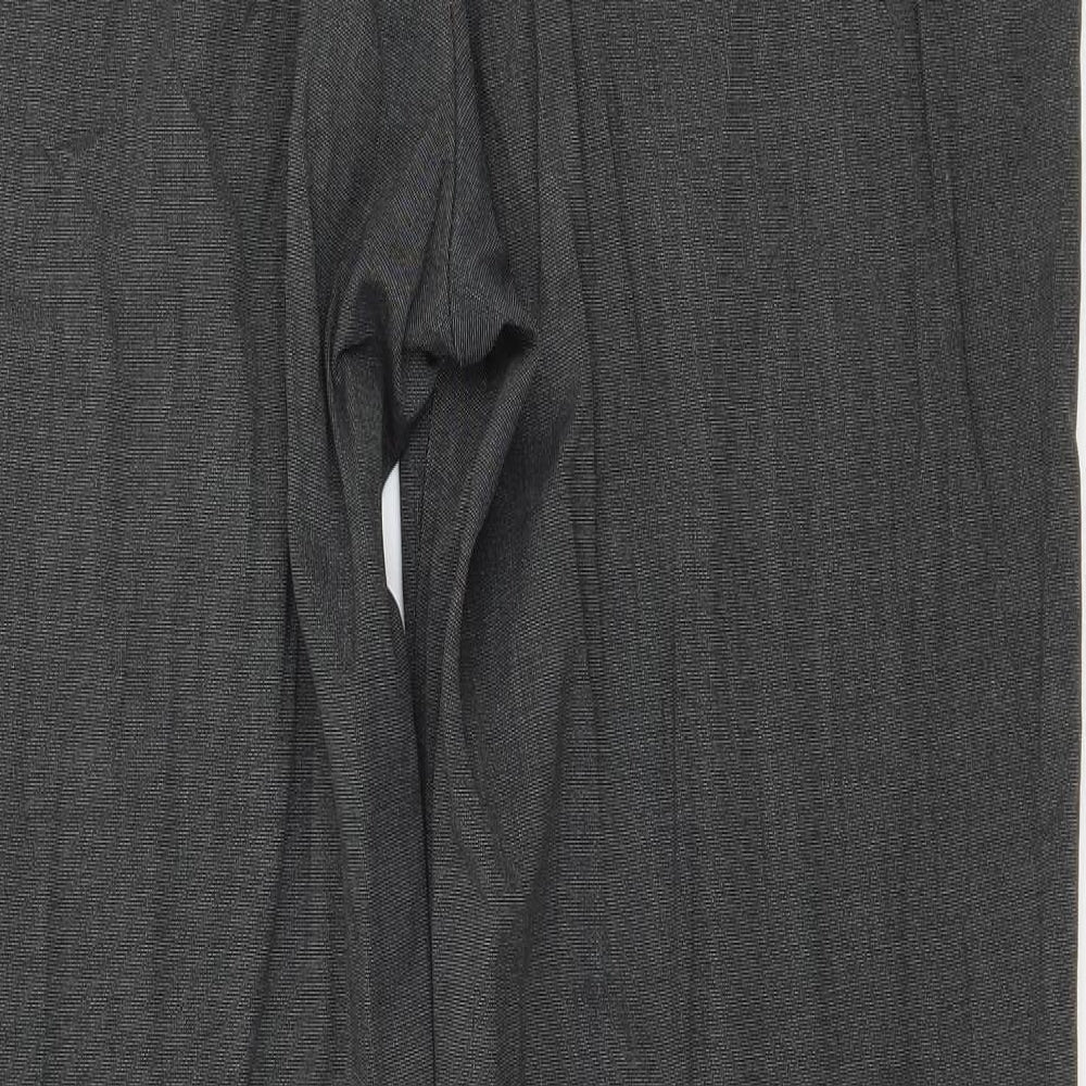 Womens UK Size 14 Marks and Spencer Regular Fit  Grey Trousers