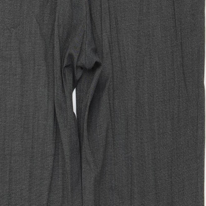 Womens UK Size 14 Marks and Spencer Regular Fit  Grey Trousers