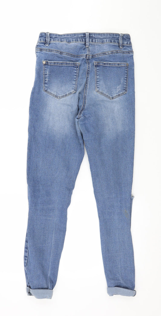Matalan Womens Blue  Denim Skinny Jeans Size 10 L25 in