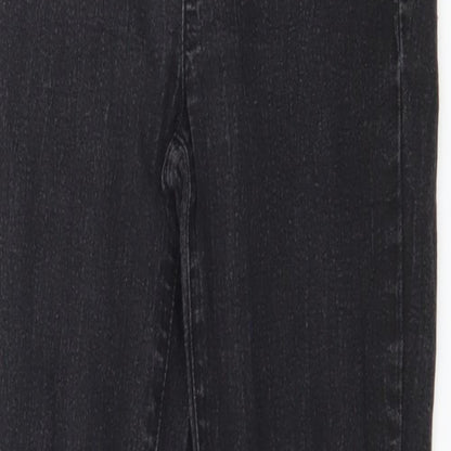 Denim & Co. Womens Grey  Denim Jegging Jeans Size 8 L29 in