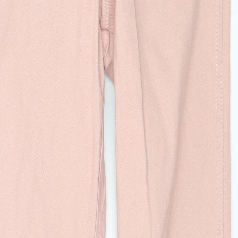 Womens UK Size 27 in H&M Regular Fit Skinny Pink Jeans