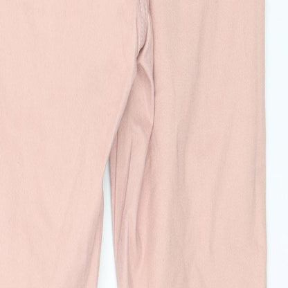 Womens UK Size 27 in H&M Regular Fit Skinny Pink Jeans