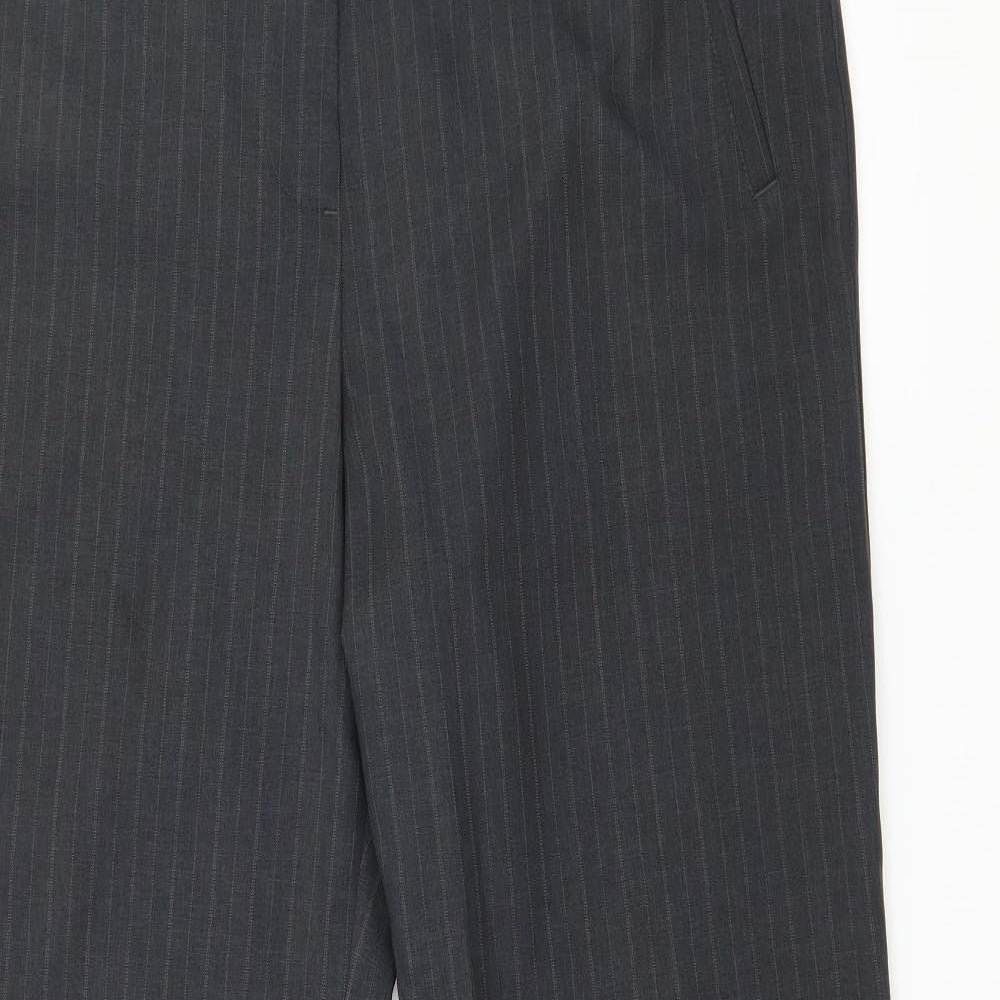 Womens UK Size 14 Marks and Spencer Regular Fit  Grey Trousers