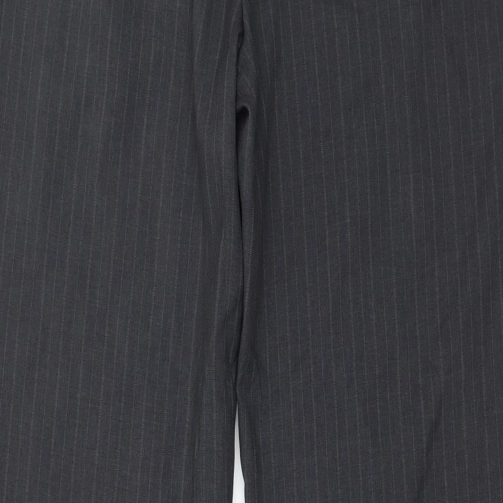 Womens UK Size 14 Marks and Spencer Regular Fit  Grey Trousers