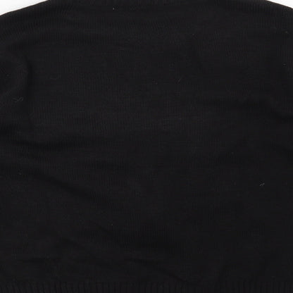 H&M Womens Black   Pullover Jumper Size XS  - Make it Reindeer!