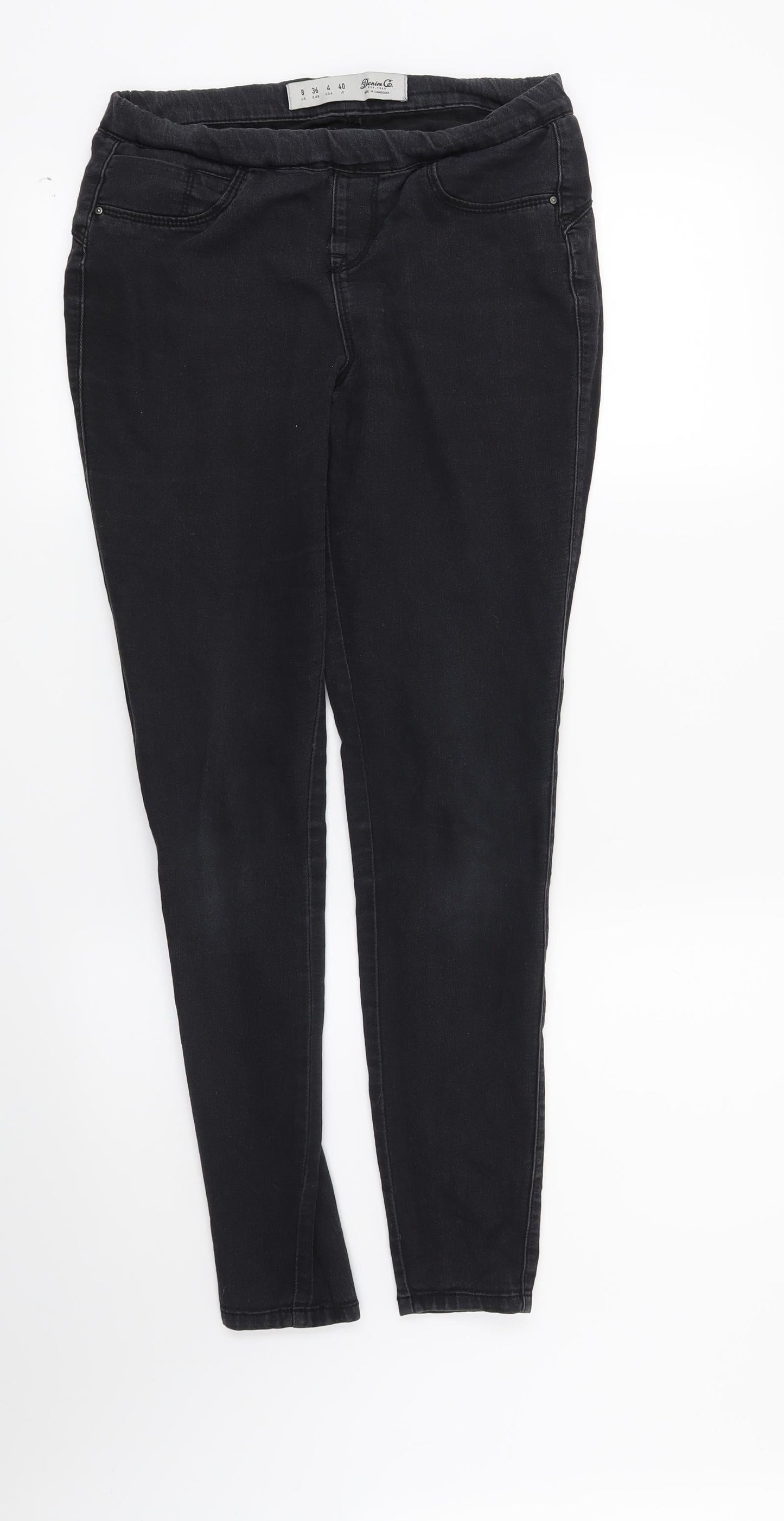 Denim CO Womens Black   Jegging Jeans Size 8 L28 in