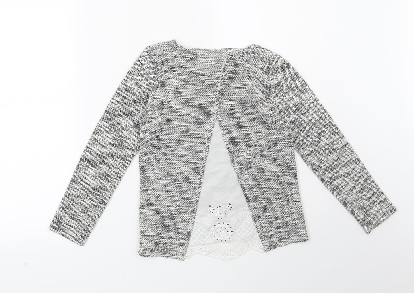 F&F Girls Grey   Pullover Jumper Size 8-9 Years