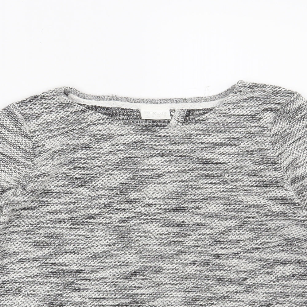 F&F Girls Grey   Pullover Jumper Size 8-9 Years