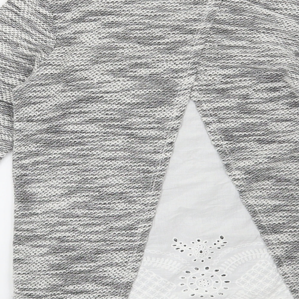 F&F Girls Grey   Pullover Jumper Size 8-9 Years