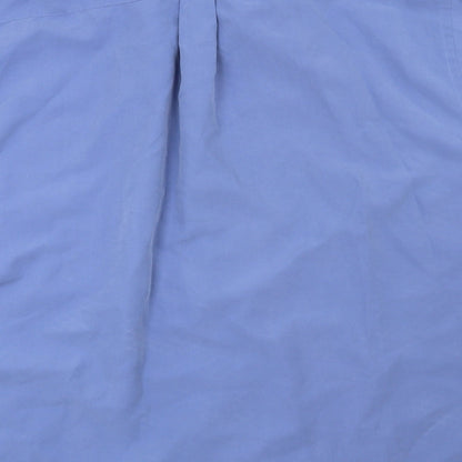 Mens UK Collar Size L Pod Smart Blue  Dress Shirt