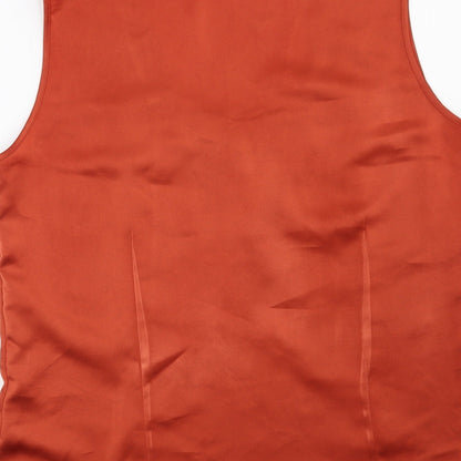 Womens UK Size 16 Sommermann Orange Basic Blouse