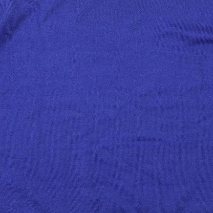 Anthology Womens Blue  Knit Pullover Jumper Size 12