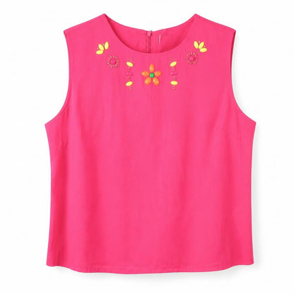 Cameo Rose Womens Pink   Basic Blouse Size 14