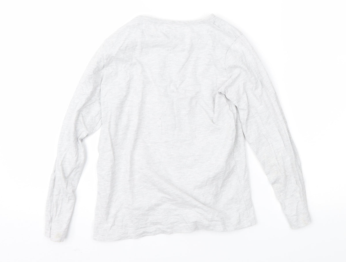 Primark Girls Grey   Basic T-Shirt Size 7-8 Years