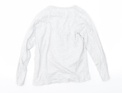 Primark Girls Grey   Basic T-Shirt Size 7-8 Years