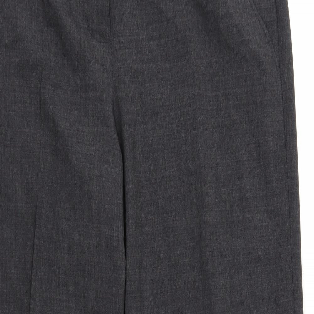 Womens UK Size 14 Marks and Spencer Regular Fit  Grey Trousers