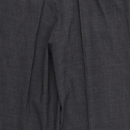 Womens UK Size 14 Marks and Spencer Regular Fit  Grey Trousers