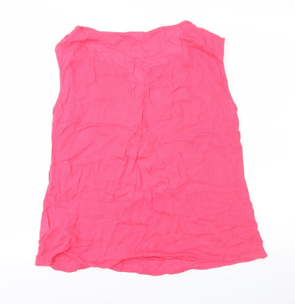 Stock Shop Womens Pink   Basic Blouse Size S