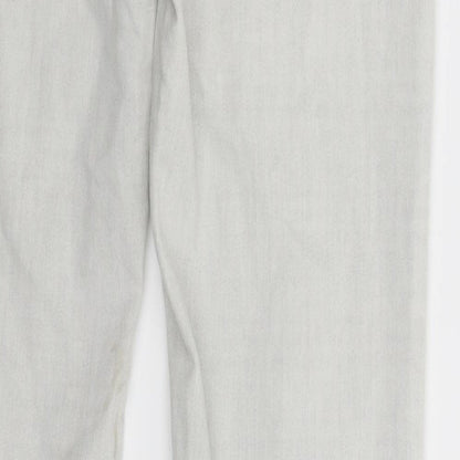 Denim Co Womens Grey  Denim Jegging Jeans Size 12 L30 in