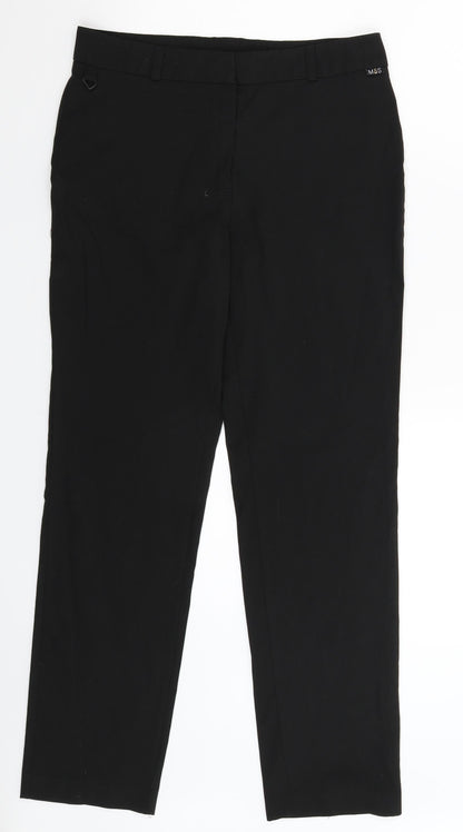 Womens UK Size 6 Marks and Spencer Slim Fit  Black Trousers