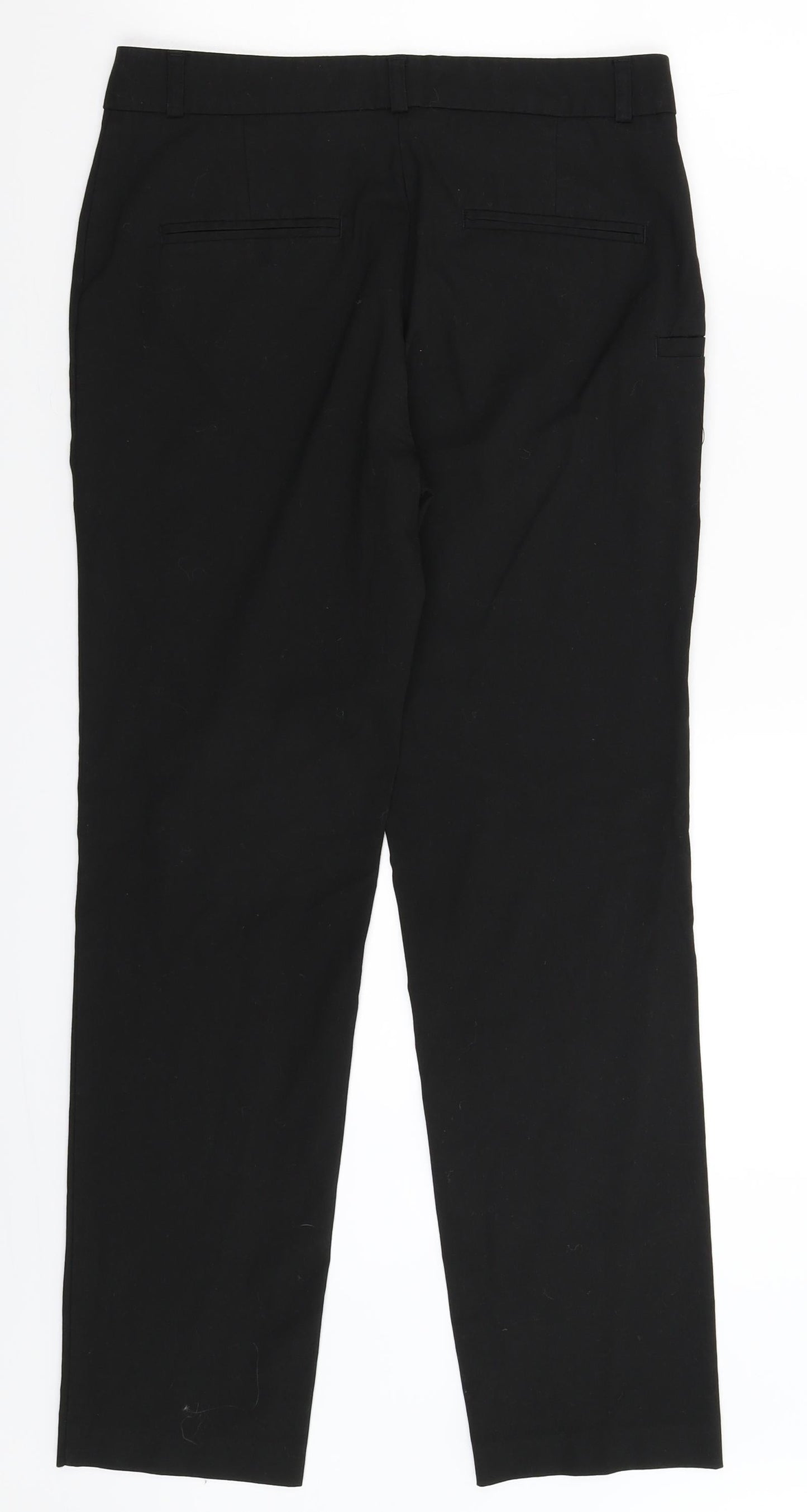 Womens UK Size 6 Marks and Spencer Slim Fit  Black Trousers
