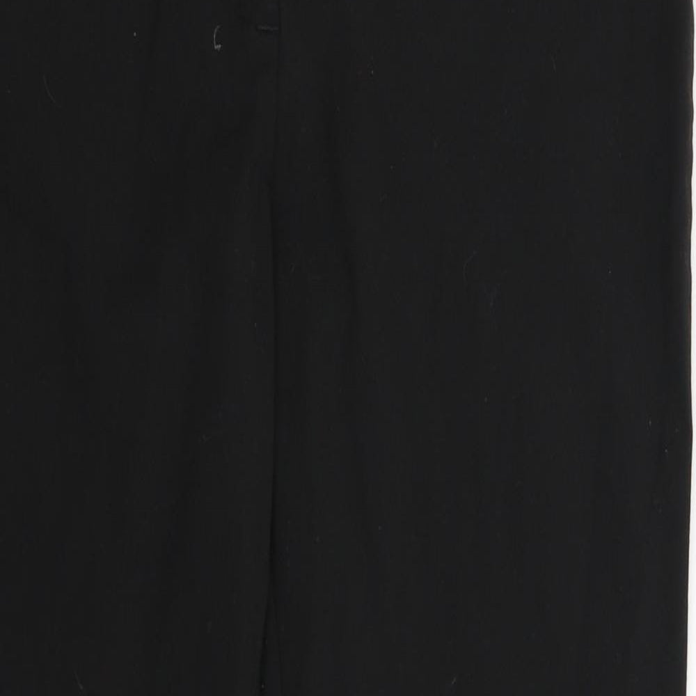Womens UK Size 6 Marks and Spencer Slim Fit  Black Trousers