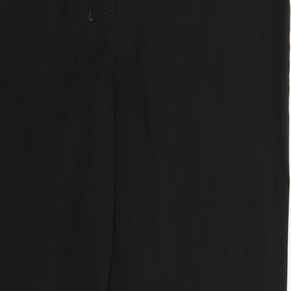 Womens UK Size 6 Marks and Spencer Slim Fit  Black Trousers