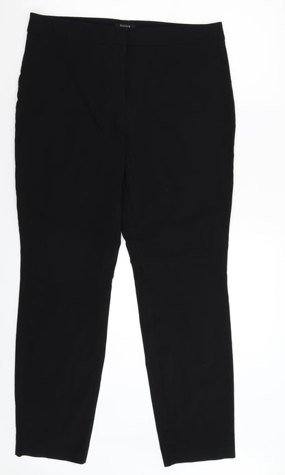 Womens UK Size 16 Papaya Extra-Slim Fit  Black Trousers