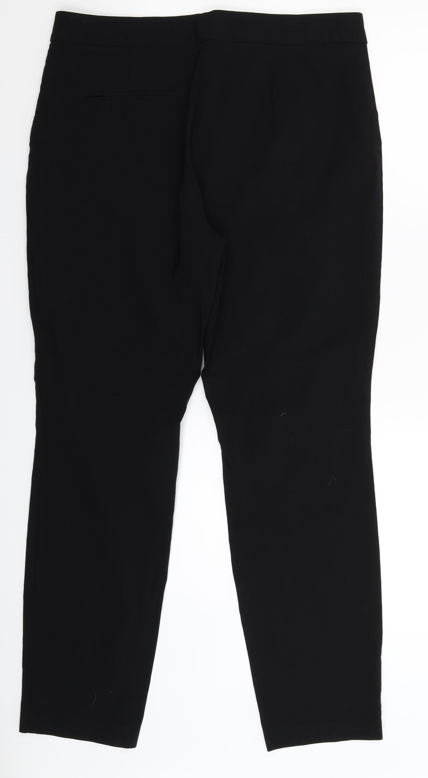 Womens UK Size 16 Papaya Extra-Slim Fit  Black Trousers