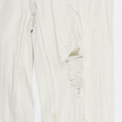 Womens UK Size 26 in FB Sister Extra-Slim Fit Skinny White Jeans
