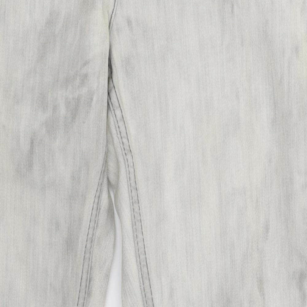 Lipsy Womens Grey  Denim Skinny Jeans Size 31 in L28 in