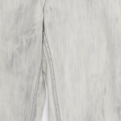 Lipsy Womens Grey  Denim Skinny Jeans Size 31 in L28 in