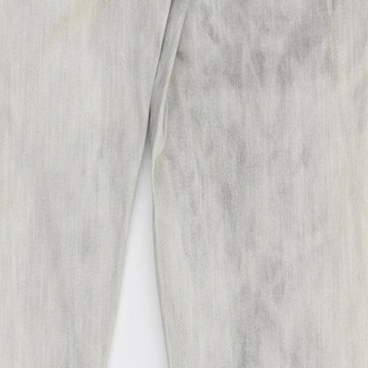 Lipsy Womens Grey  Denim Skinny Jeans Size 31 in L28 in