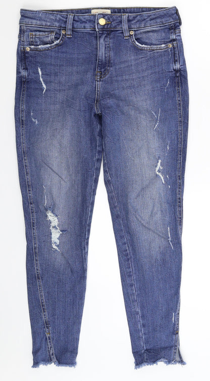 F&F Womens Blue  Denim Jegging Jeans Size 30 in L26 in