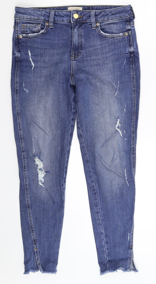F&F Womens Blue  Denim Jegging Jeans Size 30 in L26 in