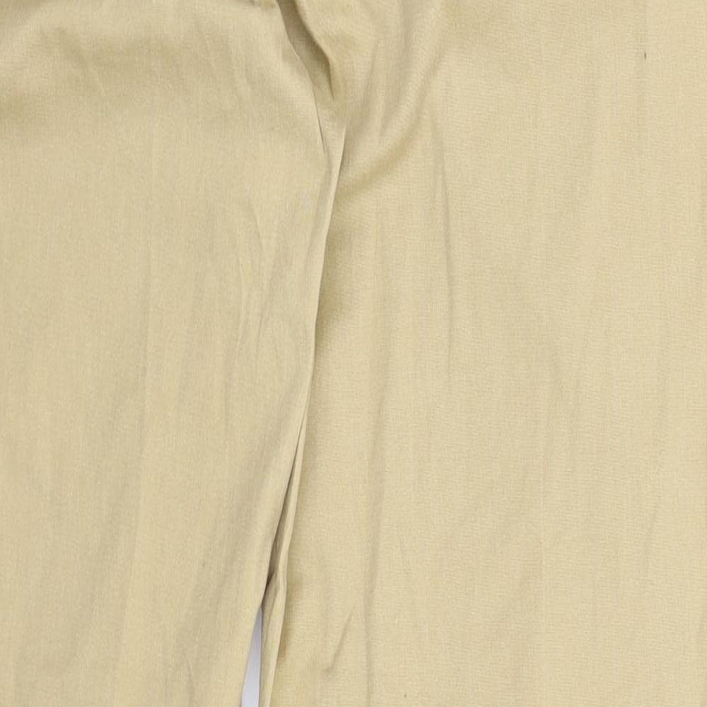 Womens UK Size 10 Peacocks Extra-Slim Fit Chino Beige Trousers
