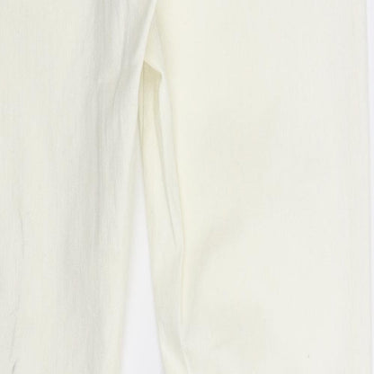 Denim Co Womens White  Denim Skinny Jeans Size 10 L32 in