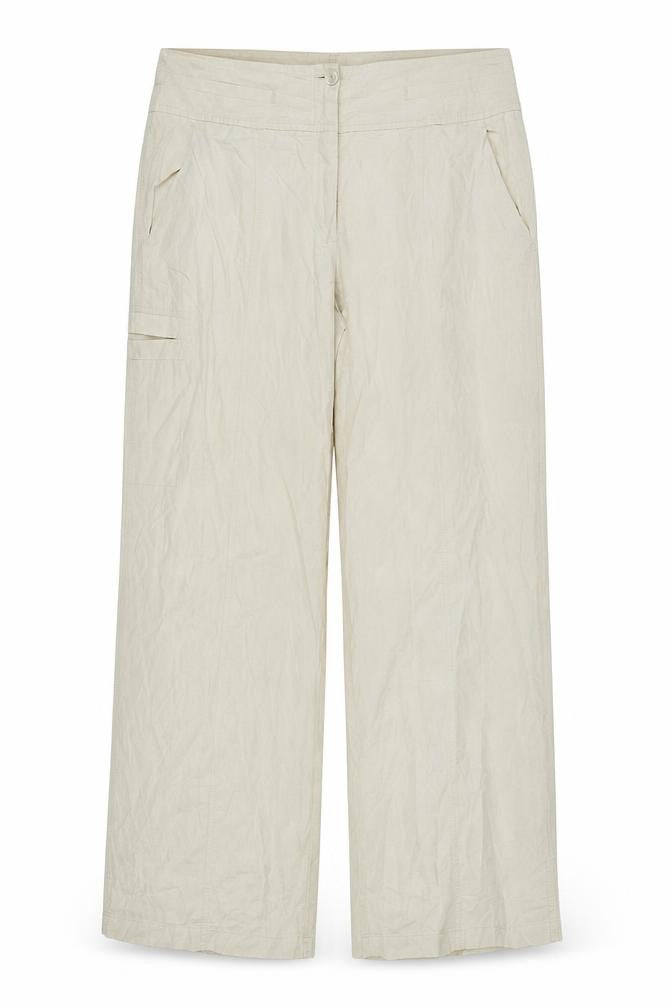 Womens UK Size 34 in Cambio Regular Fit  Beige Trousers