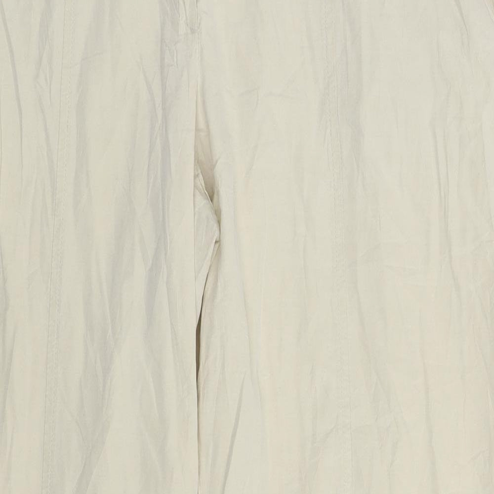 Womens UK Size 34 in Cambio Regular Fit  Beige Trousers